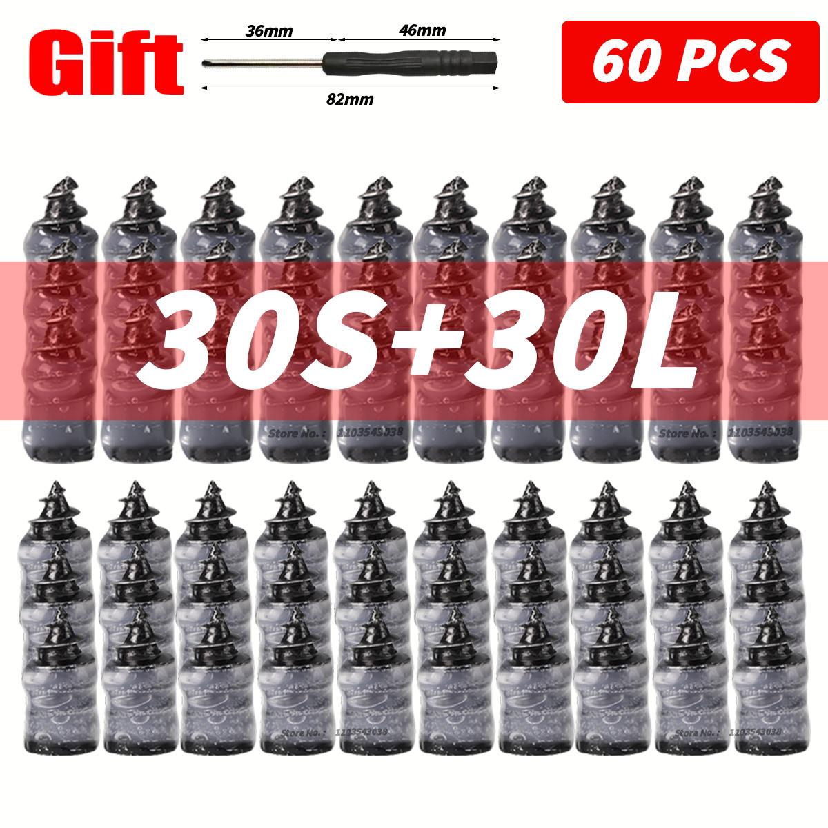 

10-100PCS Universal Vacuum Car Tyre Repair Rubber Nail For Car Motorcycle Scooter Tubeless Tire Repair Kit Glue Free Tire 2030