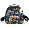 Virtual World, Lunch Bag Cartoon Primary School Children Animation Game Merchandise Lunch Bag Bento Bag