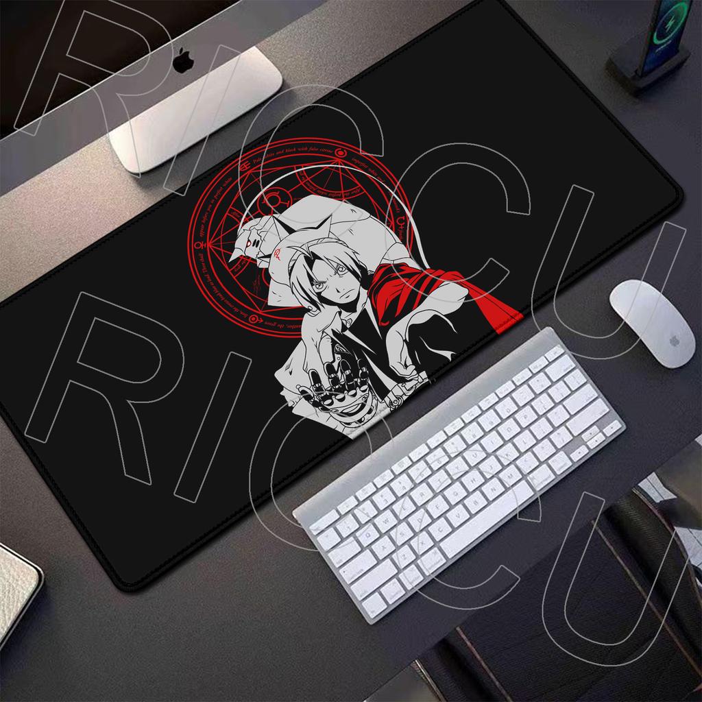 HD Printing XXL Fullmetal Alchemist Mousepad Mouse Pad Gaming Gamers Large Desk Mat Keyboard Anime Gamer Carpet PC Accessories