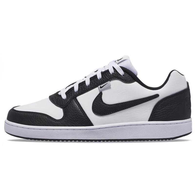 Nike Ebernon Low Prm White Black Wolf Grey Sneakers AQ1774-102