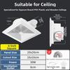 6 Inches 8 Inches 9 Inches Ceiling Ventilation Fan Exhaust Fan Ceiling Mounted Exhaust Fan For Kitchen Bathroom