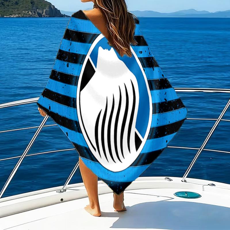 Atlanta Football Club Microfiber Beach Towel, Lightweight And Quick-Dry, for Summer Travel, Beach Essential, Swimming Pool Outdoor