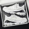 Internet Celebrity Hot Men's Shoes Versatile Casual Sports Teenagers Running Anti Slip Height Increasing White Dad Trendy