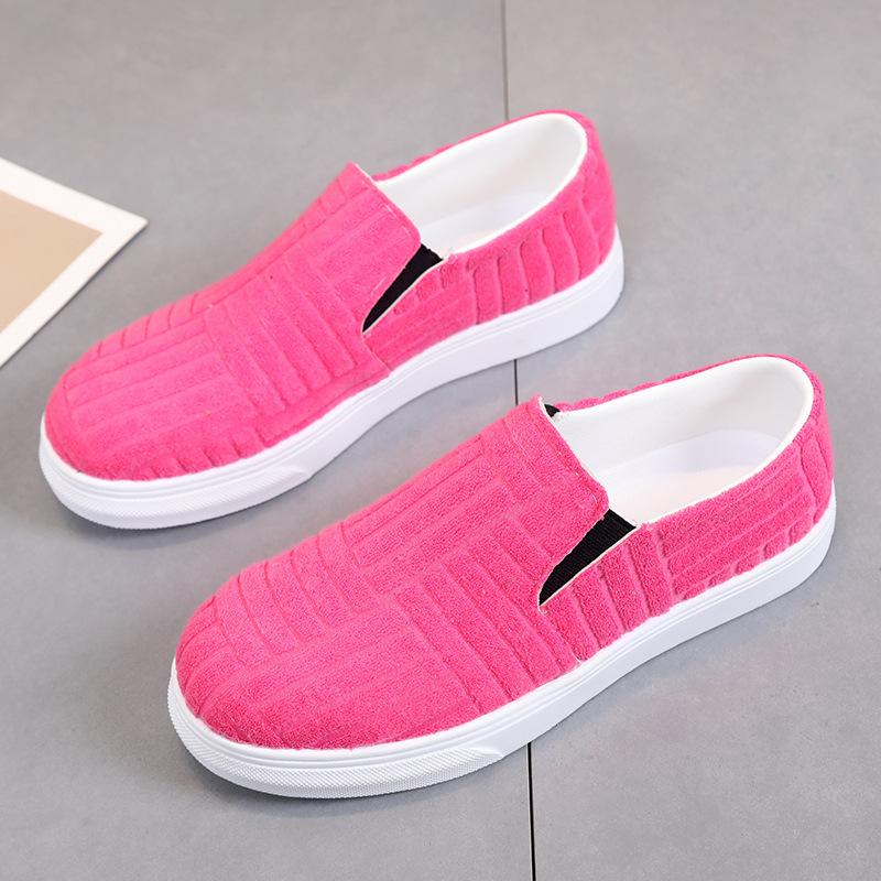Women Flat Soft Soled Casual Shoe Autumn New Candy-colored Comfortable Slip-on Loafers High Quality Walking Shoes Plus Size 43
