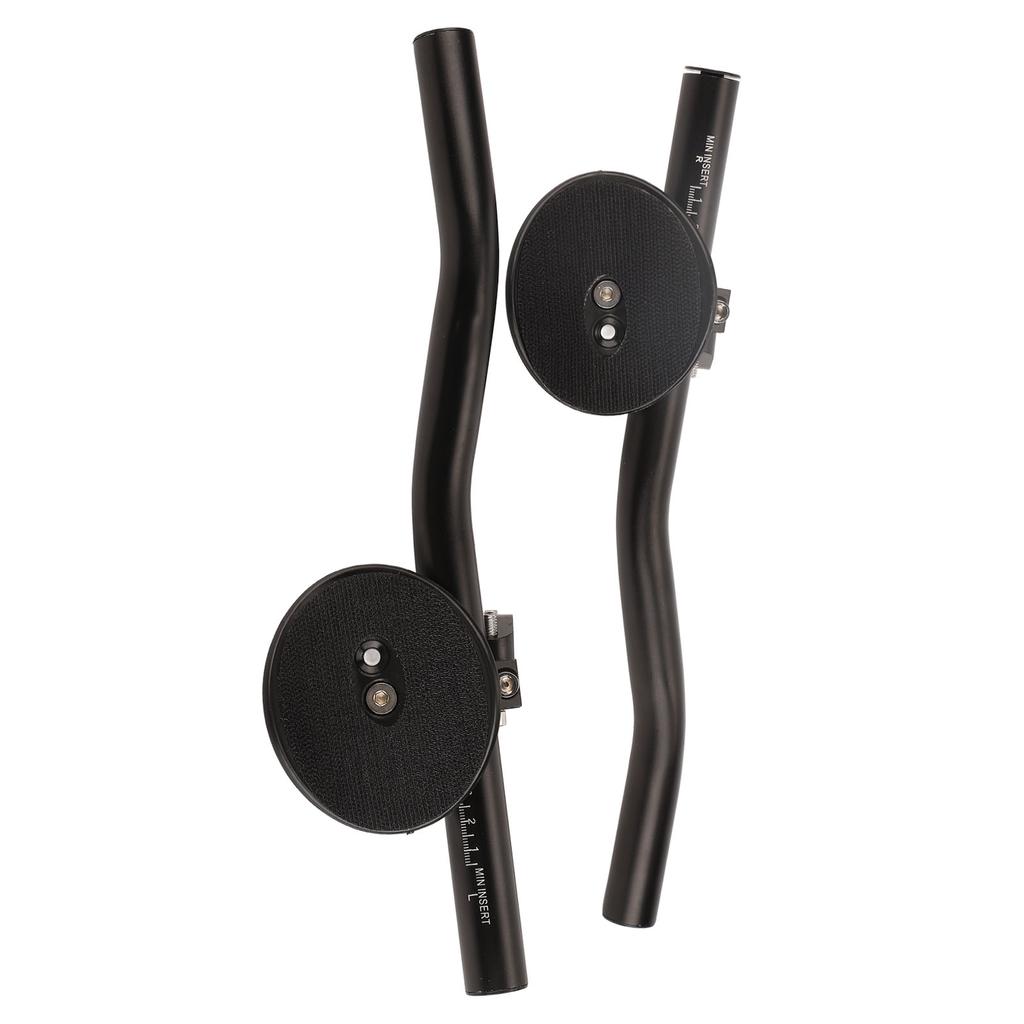 2PCS Bike Aero Bars Mountain Bike Rest Handlebar Aluminum Alloy Road Bike TT Handle