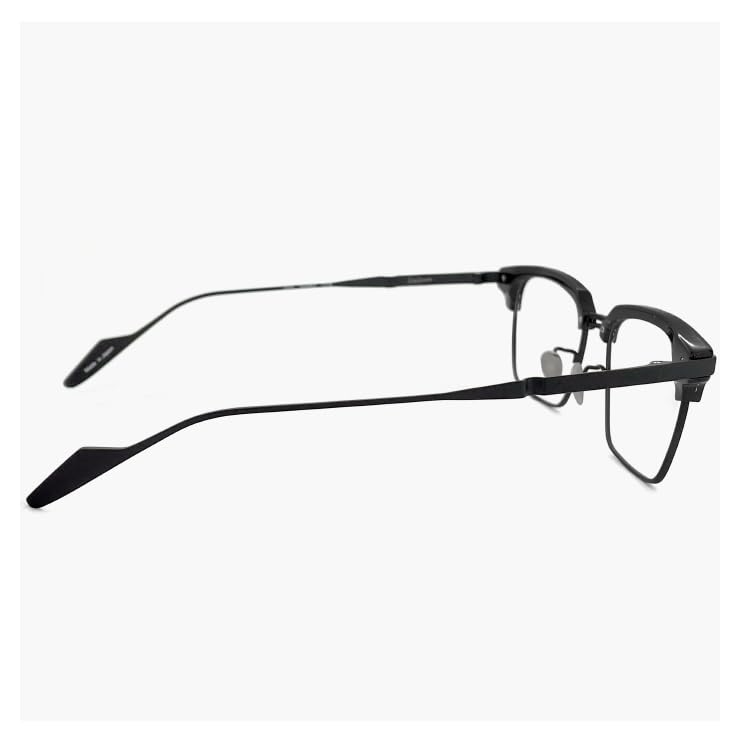 Yohji Yamamoto Glasses Made in Japan 2 c02 52mm Yohji Yamamoto Wide Large Glasses Thurmont Blow Wellington Type Beta Titanium Frame Dummy Lens
