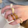 5Pcs Colorful Finger Ring Resin Acrylic Ring Fashion Irregular Rings  Jewelry Accessories