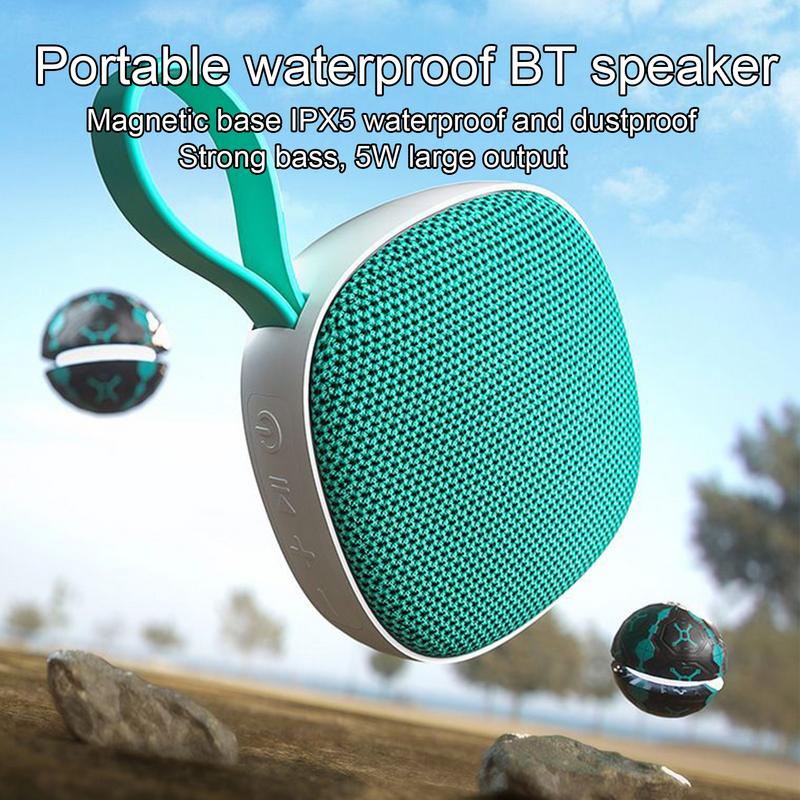 Portable Speakers Magnetic Home Speaker Magnetic Wireless Loud Sound System Portable Music Player For Men Women Patio Home Car