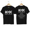 2024 AC PWRDUP Live DC Print Tshirt Graphic T Shirts Men Women Tee Cotton Hip Hop Band Fashion Oversized T-shirts Summer Clothes