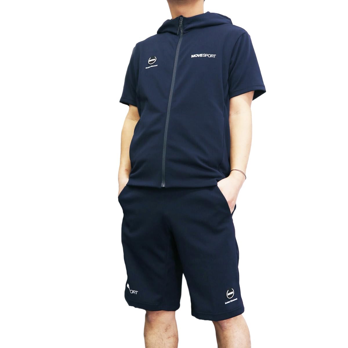 

Sweatshirt Top and Bottom Set Descente DXC2413 Navy Size M [Move Sports] Men s тёмно-синий