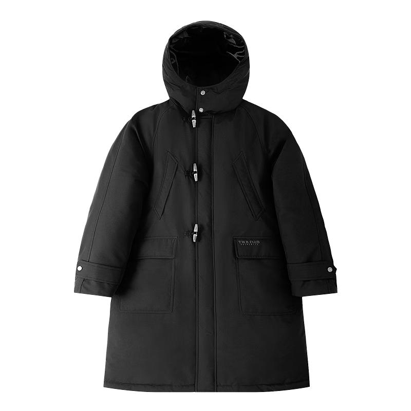 Teenie Weenie Men s Lightweight 90% Down Toggle Button Hooded Puffer Jacket L
