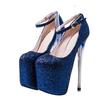 Big Size 41 42 43 Sexy Pumps Wedding Shoes Women Custom Ladies Shoes High Heels Glitter Pumps 19 cm Sexy Zapatos Mujer WSH2607