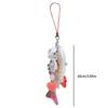 Realistic Fish Star Bowknot Pendant Keychain Lightweight Phone Lanyard Mobile Strap Accessory Plastic Keychain Jewelry