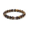 The Shirts Studio Tiger Eye Natural Stone Round Decorative Bracelet