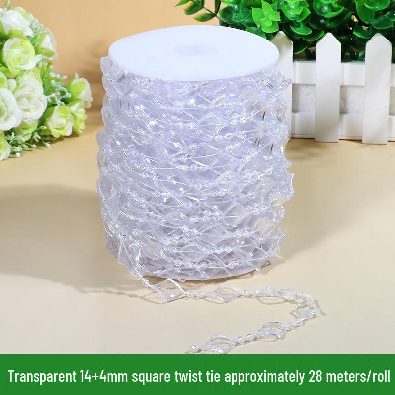 Acrylic Beaded Curtain for Weddings, Aisle Runners, Stage Decor, and Christmas Trees