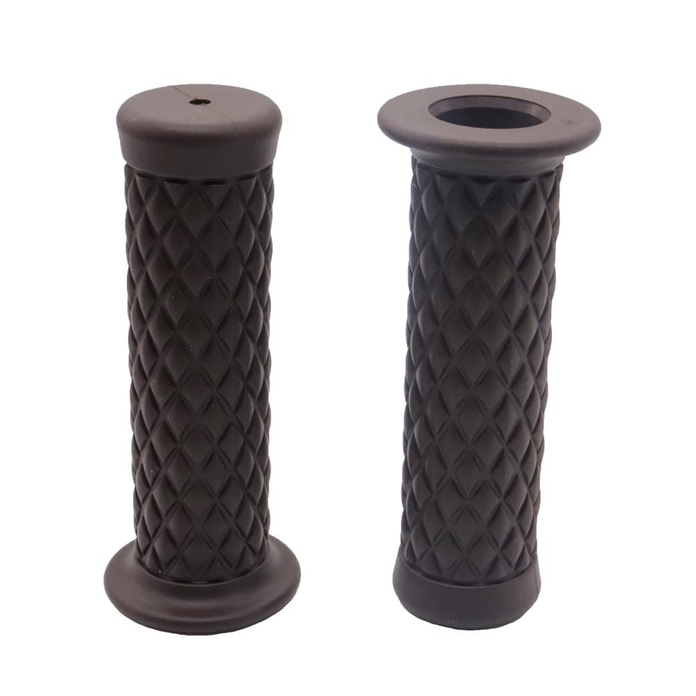 HLJSDZ Retro Classic Bike Grips Bar Vintage Scooter Accessories for Harley Yamaha Motorcycle Handlebars Cafe Racer Motogrip