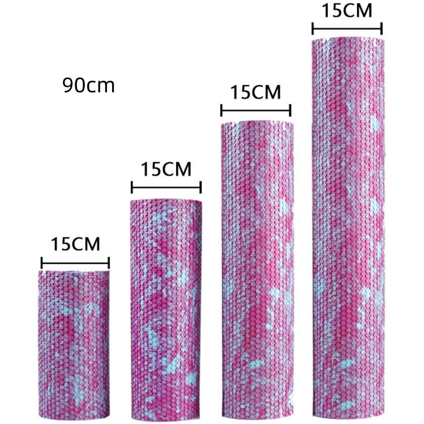 30/45/60/90cm 6 Punti Massaggio Angolari Rullo Palestra Rilassante Muscolo EVA Rullo Yoga Fantastico Multipli Colori Fitness Rullo in Schiuma