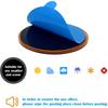 EMARK/DOT/CCC 2pcs Round Reflector Self Adhesive Stick on Trailer Driveway Mailbox(Amber)