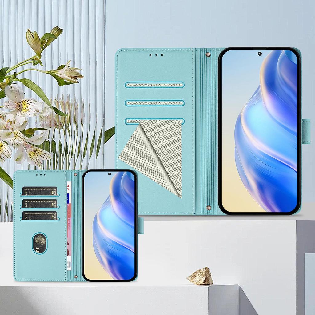 Itel City 200 Honeycomb Texture Leather Phone Case with Card Holder for S26 Ultra