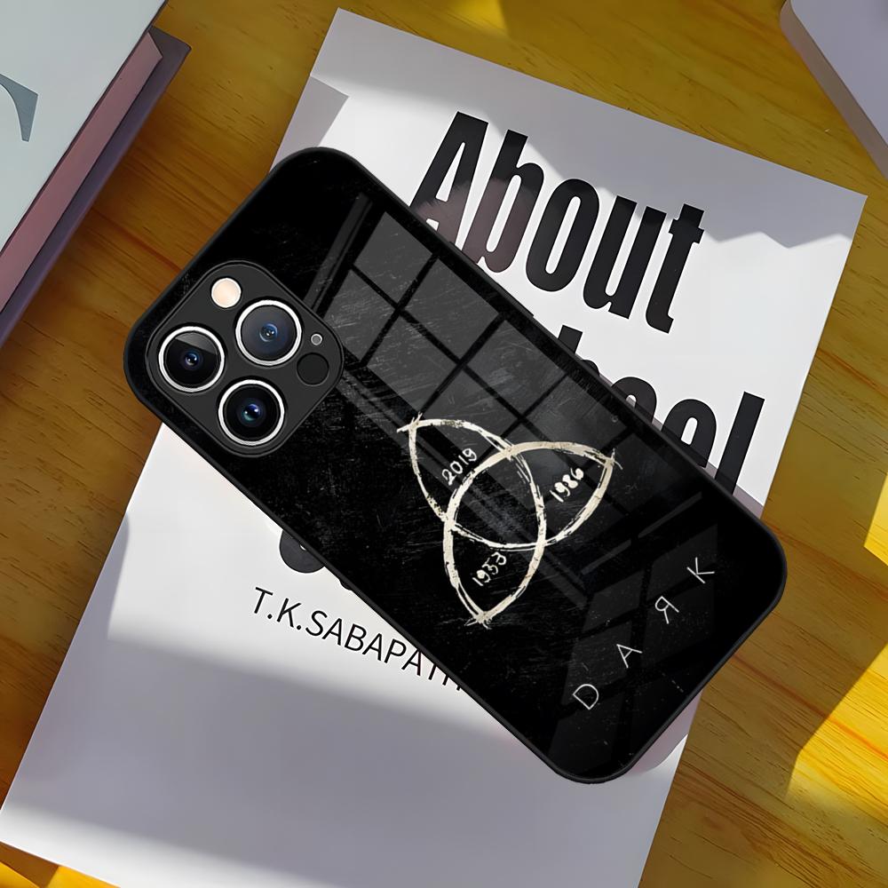 

Cool D_Dark TV Series Phone Case Glass Cover For IPhone 17 15 Pro Max 14 Pro 16 12 11 13 Mini X XR XS 8 7 Plus SE iPhone15 Pro