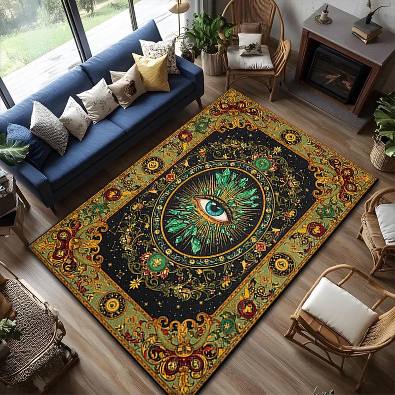 2026 New Style Modern Freemasonry Carpet Rug for Living Room Bedroom Home Sofa Decoration,Kids Play Non-slip Floor Mat