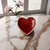 Versatile Red Heart Pin Zinc Alloy Brooch Adaptable to Various Clothing Style Combinations Lapel Pin Accessory