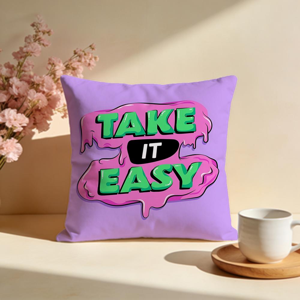 Inspiring Motivational Quote Cushion Cover Soft Pillow Cases for Home Bedroom Living Room Sofa 30x30cm 12x12in