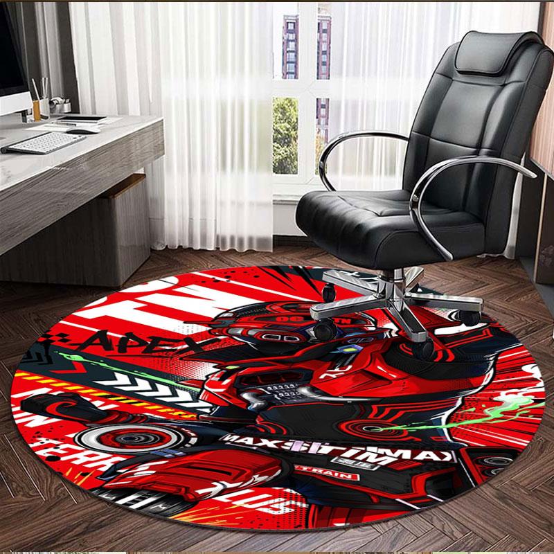 Apex Legends Print Round Rug, Washable Floor Carpet, For Entryway Dorm Laundry Room Office Study, Home Decor Birthday Christmas Gift