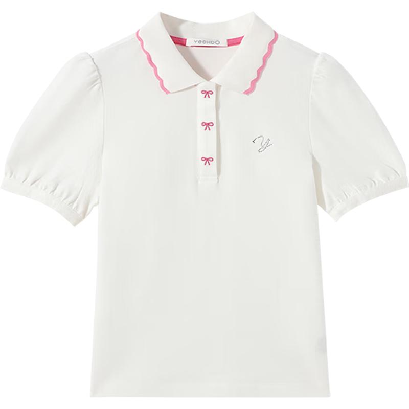 YEEHOO Girls' Short-Sleeve Polo T-Shirt