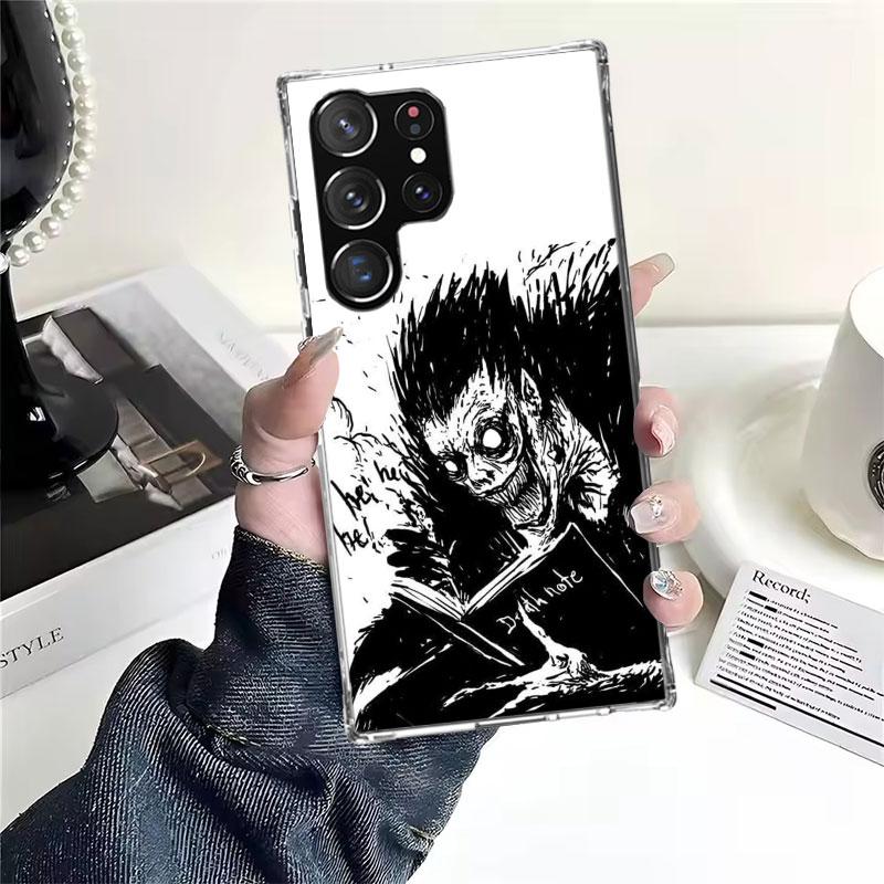 N-Note D-Death Anime Ryuk Soft Phone Case For Samsung Galaxy S22 S23 S24 S25 Edge S26 Ultra S20 FE S21 Plus + Fundas Coque Galax
