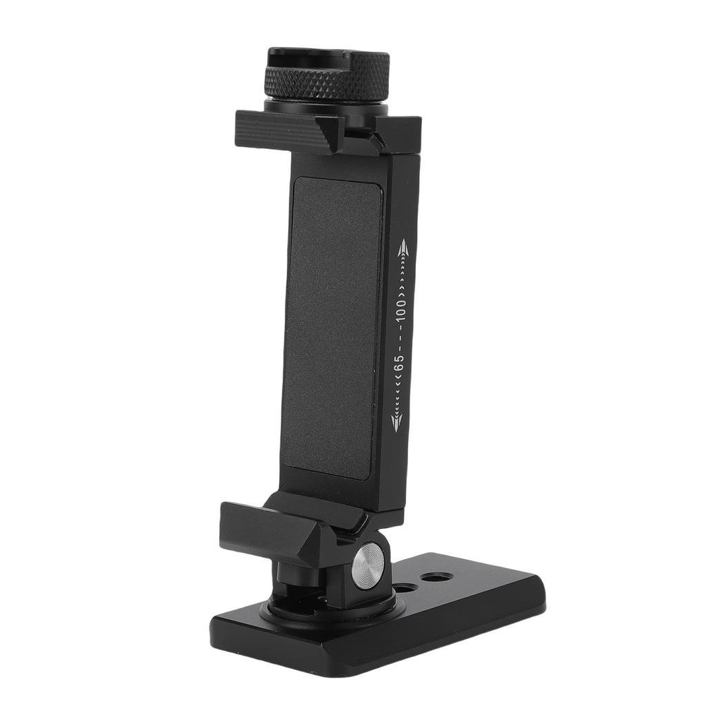Phone Tripod Mount with Rotatable Cold Shoe Smartphone Mount Adapter Cold Shoe Cell Phone Stand Holder for Desktop