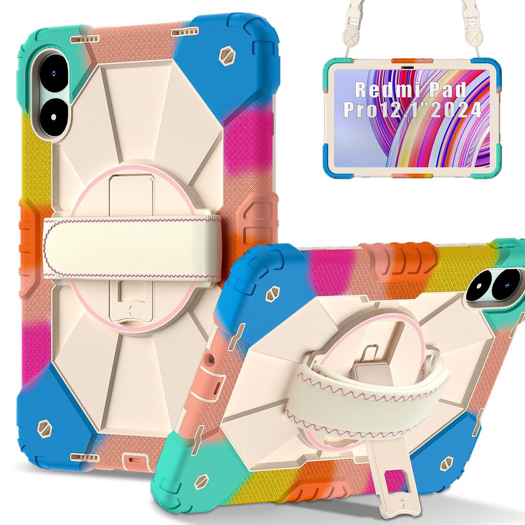 Tablet Protective Case A2 Model Suitable for Redmi Pad Pro/ Poco Pad 12.Inch () with Satchel Stand 10 Colors Available