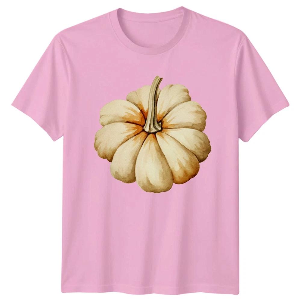 Watercolor White Pumpkin Fall Harvest TShirt Autumn Seasonal