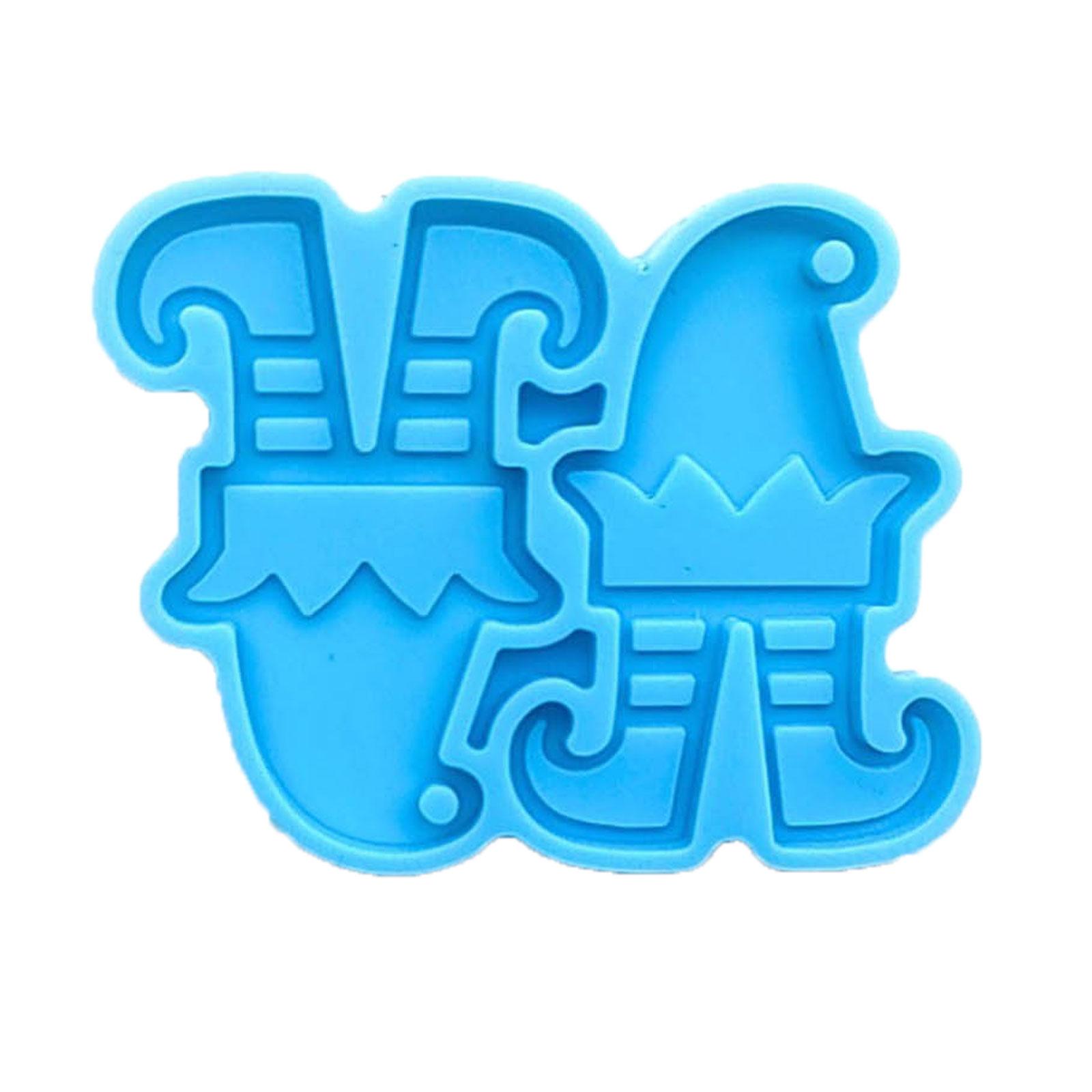 

Silicone Earring Mold Epoxy Resin Molds Jewelry Casting Tools Ear Hooks for DIY Christmas Ear Drop Charm Pendant Decors 1