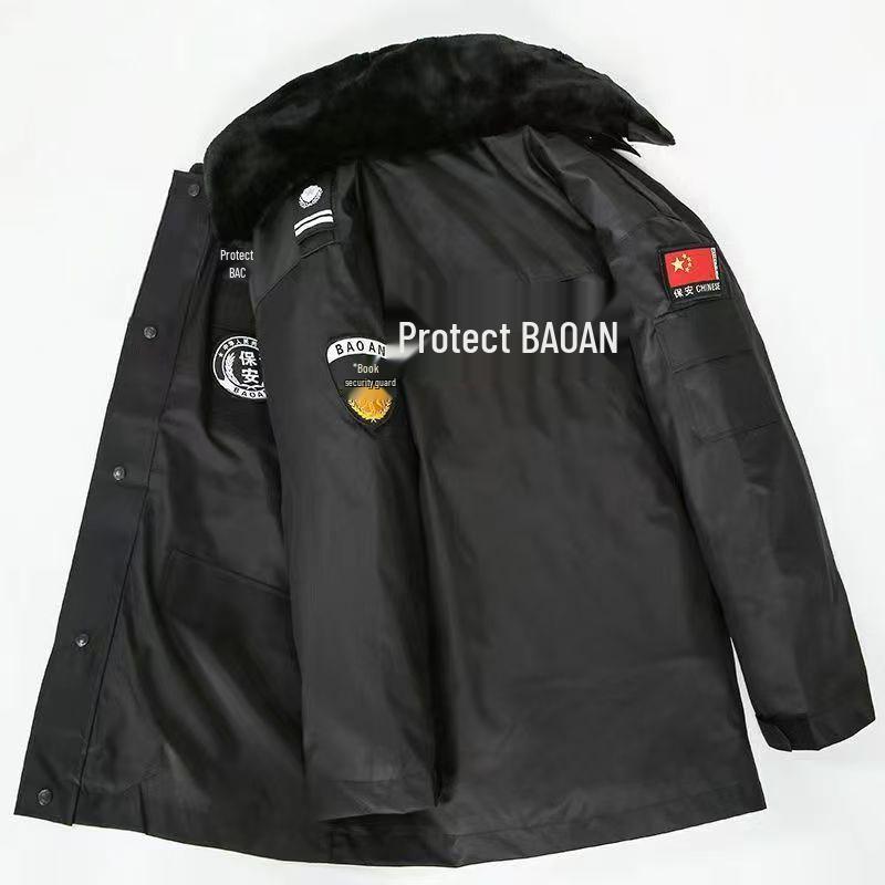 Winter Thickened 511 Security Twill Cotton Cold-Proof Overcoat for Special Operations