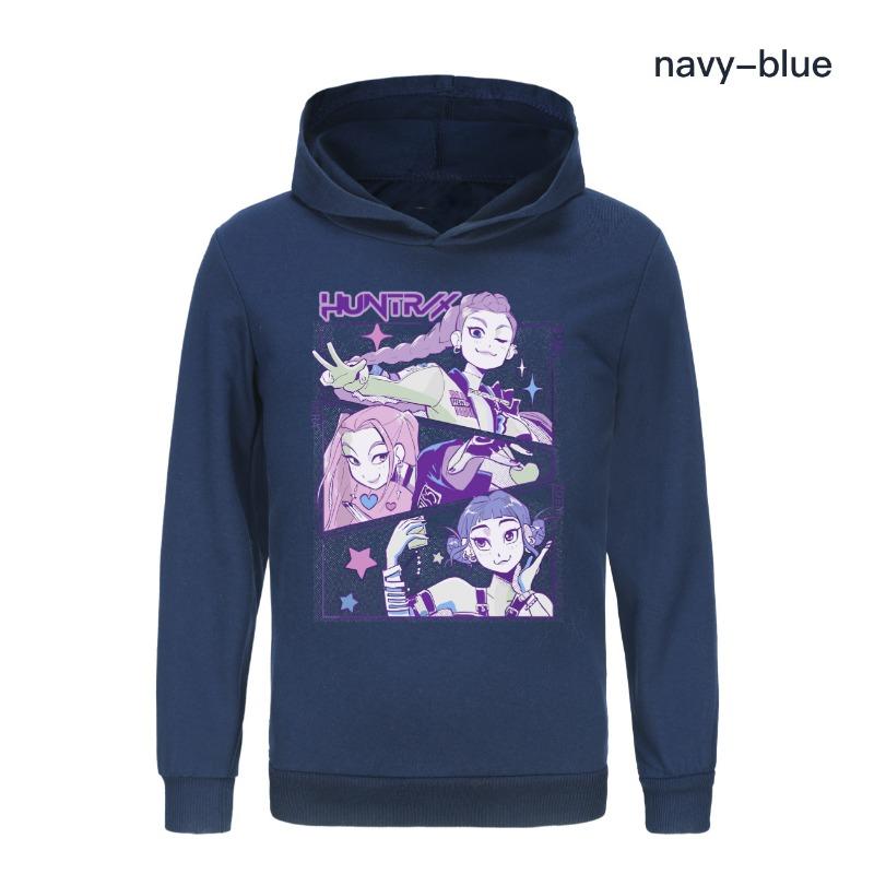 KPop Lovci démonov Huntrix Chlapčenské mikiny Dievčenská módna mikina Detské ležérne pulóvre Svetre Dlhý rukáv Detské jesenné oblečenie