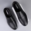Fashion Genuine Leather Men Shoes Luxury Brand 2024 Classic Slip On Formal Loafers Men Moccasins Italian  Male Driving Shoes Retro Soft