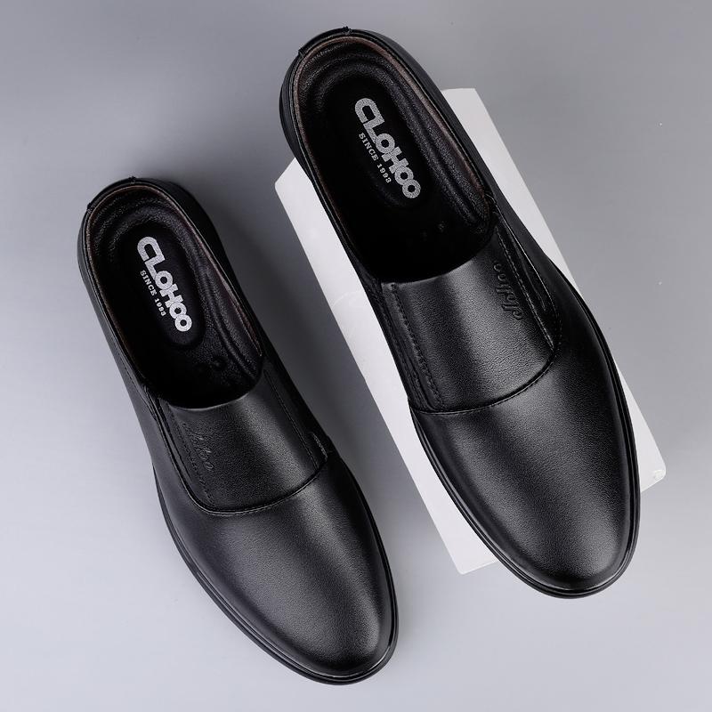 Fashion Genuine Leather Men Shoes Luxury Brand 2024 Classic Slip on Formal Loafers Men Moccasins Italian  Male Driving Shoes Retro Soft