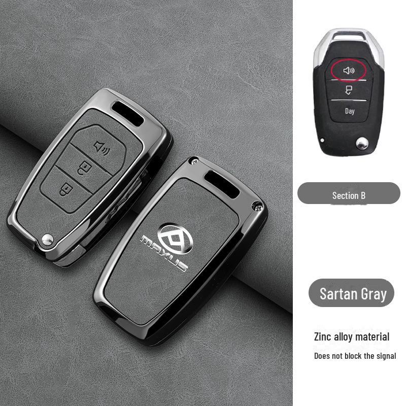 Capa de Chave SAIC Maxus D90 para Carro Maxus G50 2019 Feminino, Carcaça de Metal de Alta Qualidade com Fivela.