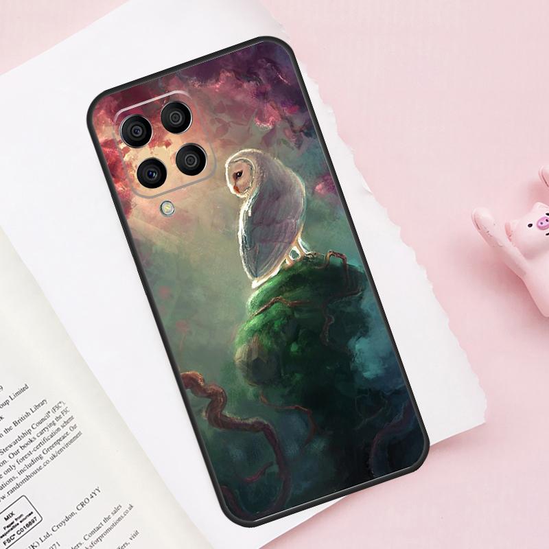 Eule Aquarell Tier Hülle Für Samsung Galaxy M51 M55 M35 M15 M56 M36 M16 M06 M13 M33 M53 M12 M32 M52 M14 M34 M54