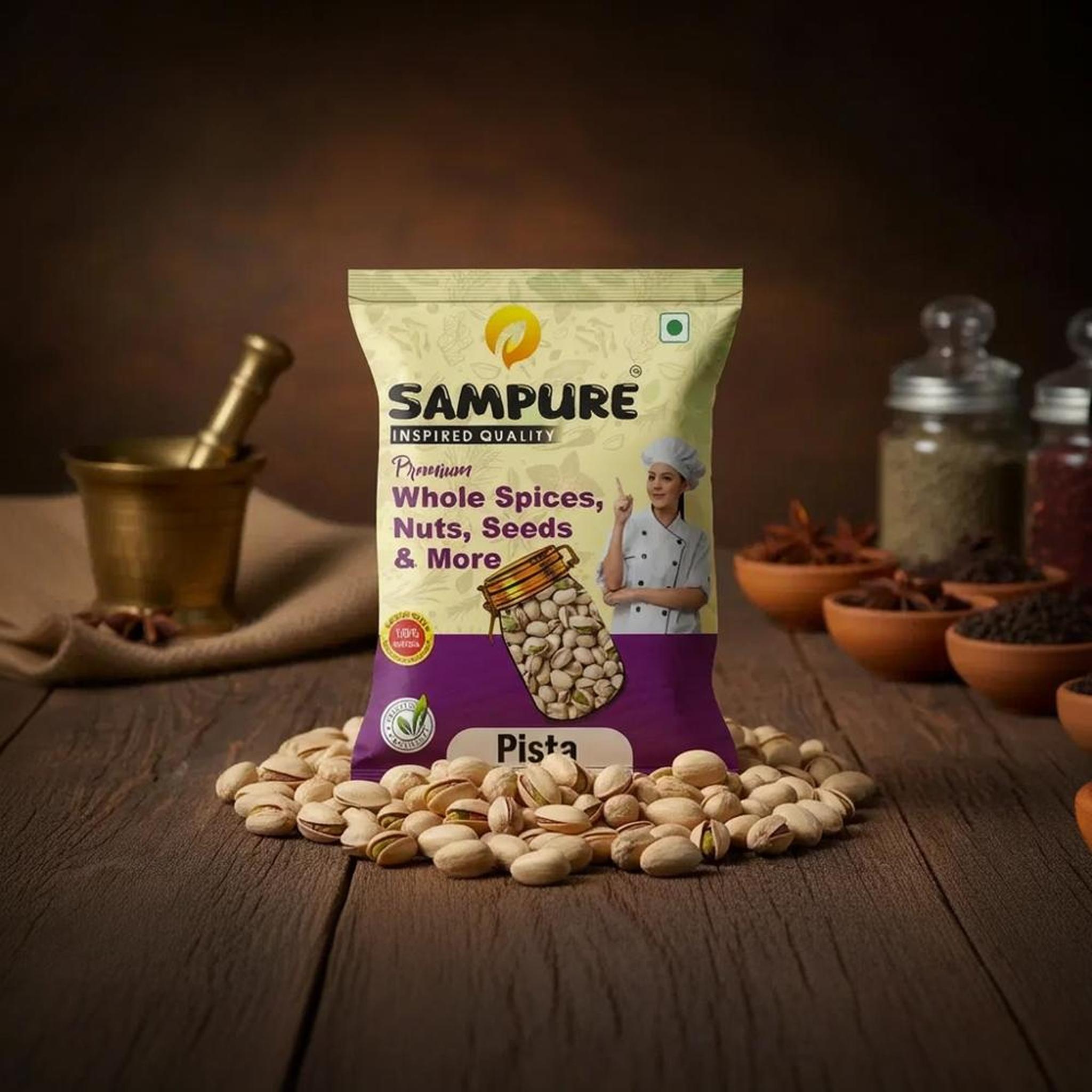 Sampure Premium Whole Pistachio (Pista) 100g