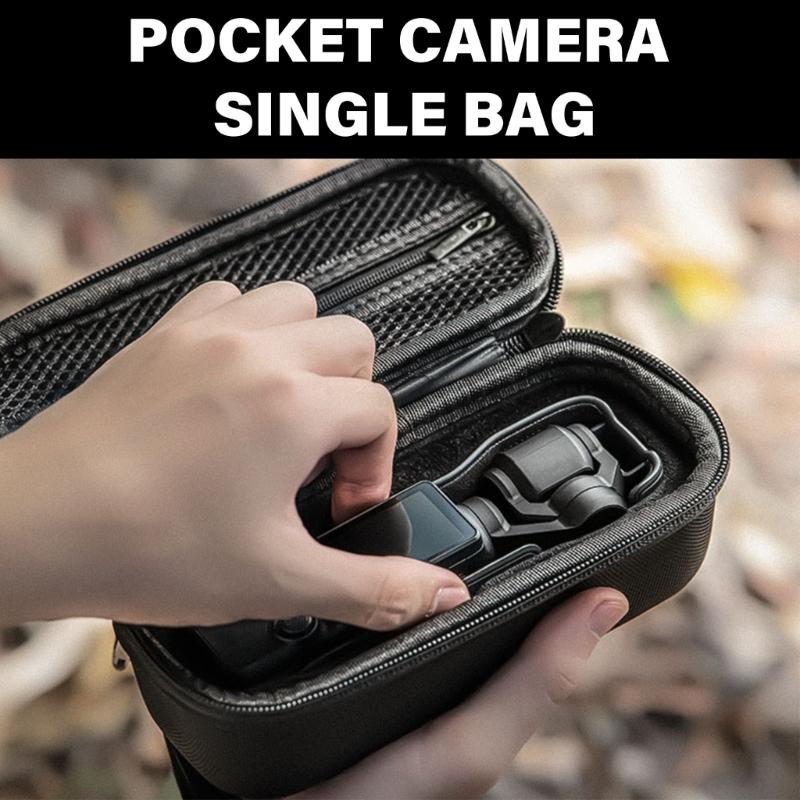 Portable Carrying Case for Pocket 3 Camera Compact Hard Case Storage Bag with Zippers Closure Hard Protector