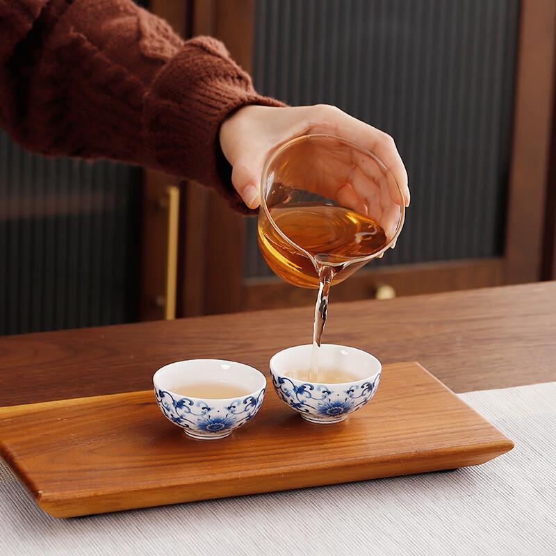 Bafangli Blue and White Porcelain Travel Tea Set