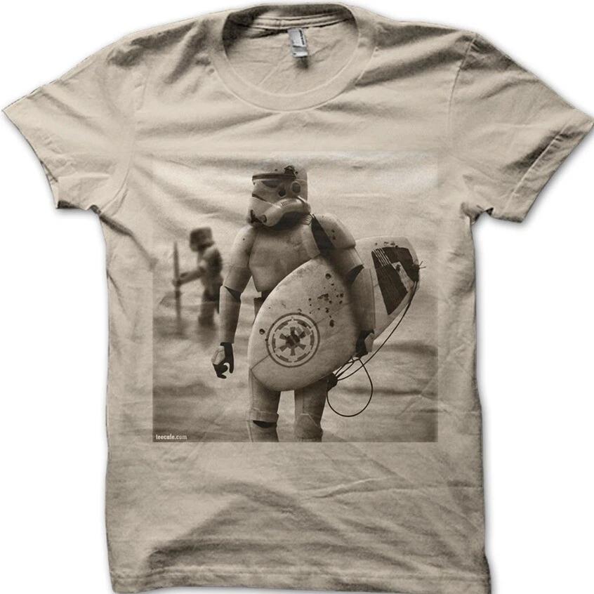 Storm trooper Surfing Star Wars EMPIRE funny printed t-shirt 9774 S