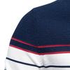 Men's Crewneck Knit Long-Sleeve Sweater Slim Fit Lightweight Casual Patchwork Color Knitted Pullover Fall Winter Warm Striped Sweater for Men