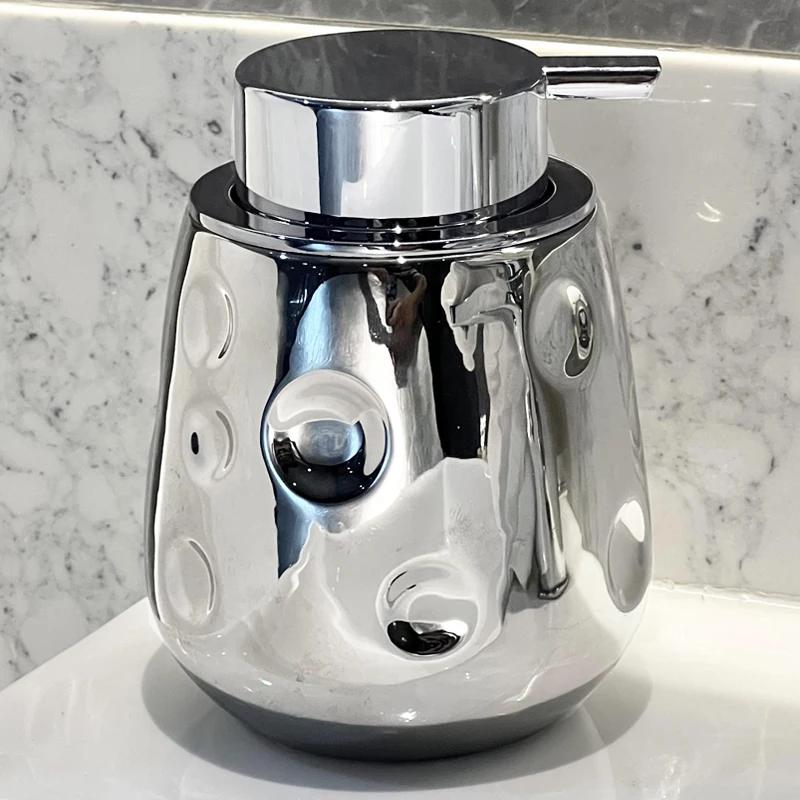 Dispenser for Liquid Soap Ceramic Foam Bottle Bubbler Hand Sanitizer Bottle Facial Cleanser Frother Portable Soap Dispensers