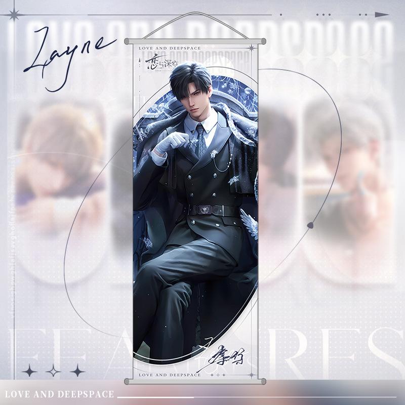 Love and Deepspace Charakterposter Hängegemälde Xavier Zayne Rafayel Sylus Schlafzimmer Wanddekorativ Anime Peripherie