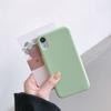 Flüssigsilikon-Handyhülle für iPhone XR X XS Max Luxuriöses Weiches Bonbonfarbenes Cover für iPhone XR XS X Max Hülle