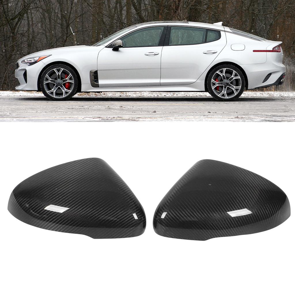 1pair Side Rrview Mirror Cover Carbon   Car Exterior Mirror   Replacement for     2018 to 2023