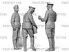 ICM WWII German Officers Staff Plastic Model 24020 1/24 &